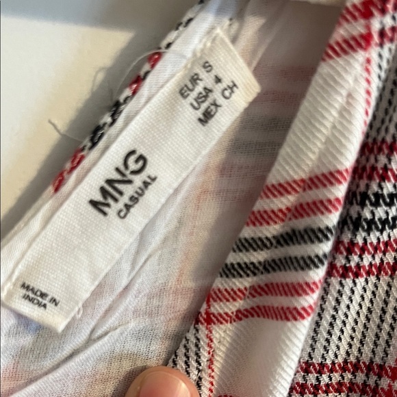 Stylish Plaid Button-Front Midi Dress - Picture 4 of 5